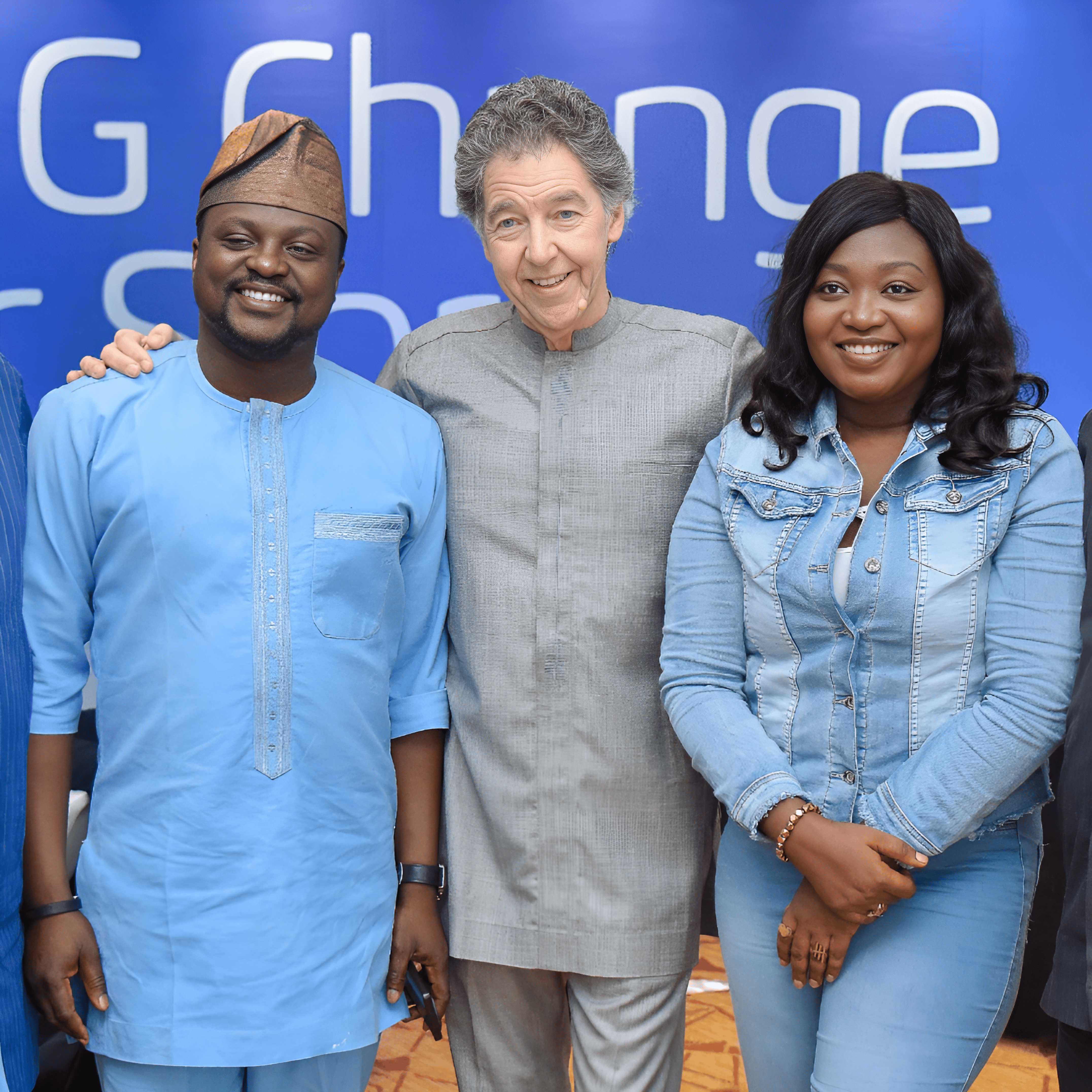 Participants in Dan Mason's Change Your Story training programme